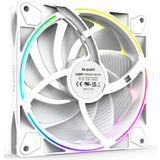 be quiet! Light Wings White 140mm PWM high-speed triple pack, case fan (white, pack of 3, incl. ARGB hub) Be quiet
