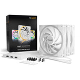 be quiet! Light Wings White 140mm PWM high-speed triple pack, case fan (white, pack of 3, incl. ARGB hub) Be quiet