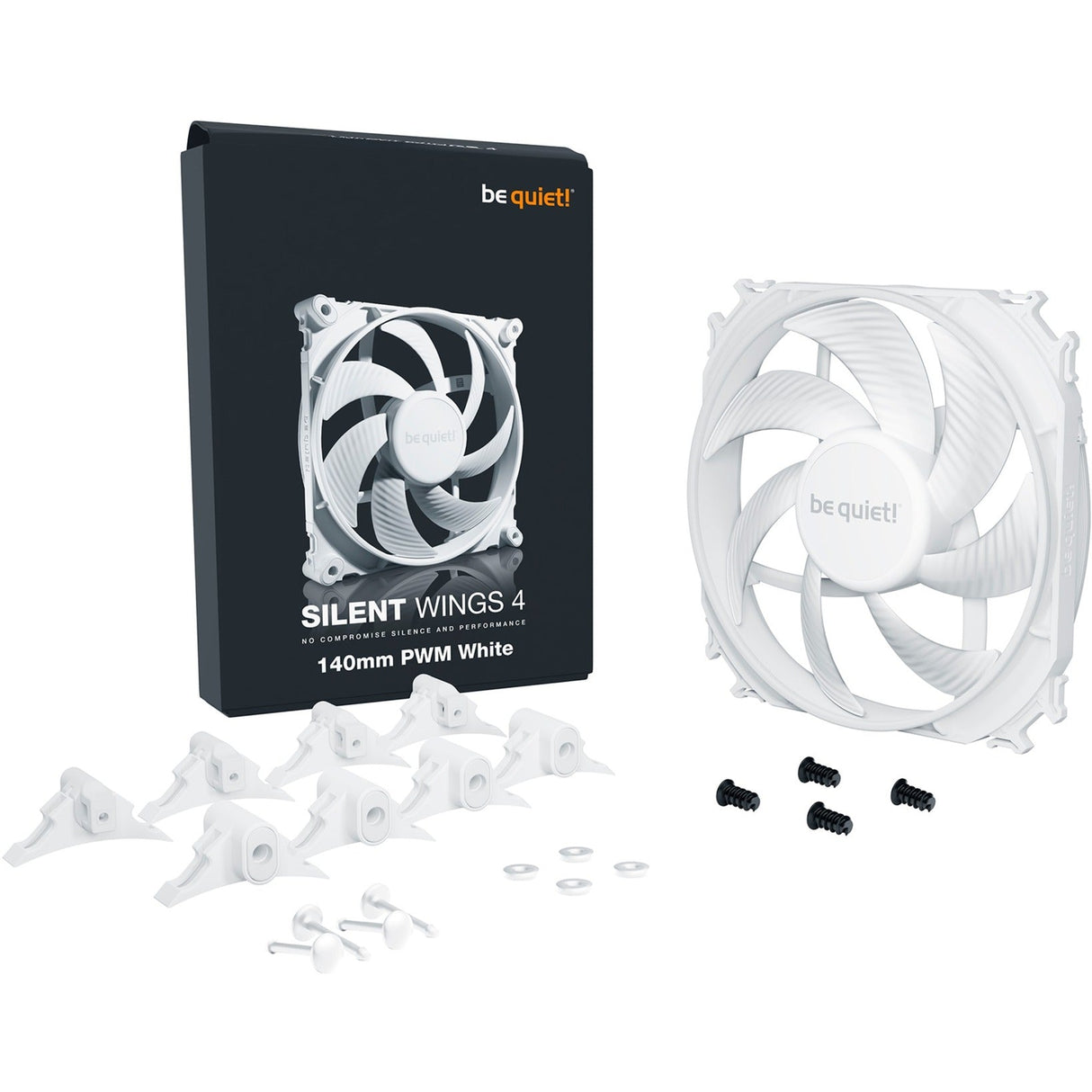 be quiet! Silent Wings 4 140mm PWM White, case fan (white) Be quiet