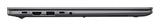 ASUS ExpertBook P3 PM3406CKA-LY0095X Copilot+ PC – detalje af tilslutninger; tastaturlayout illustrativt