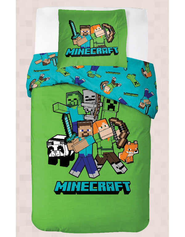 Minecraft Classic Crew sengetøj 140 × 200 cm