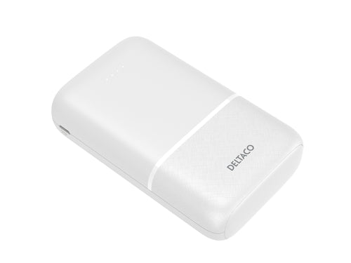Power bank 10 000 mAh, 2x USB-A, 1x USB-C Deltaco