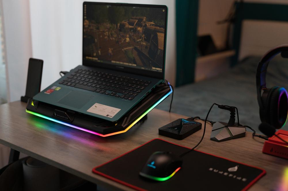 SUREFIRE - Bora X1 Gaming Cooling Pad RGB Surefire