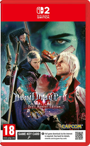 Devil May Cry 5 Devil Hunter Edition – Nintendo Switch 2 – Game-Key Card – spilæske med Game-Key Card