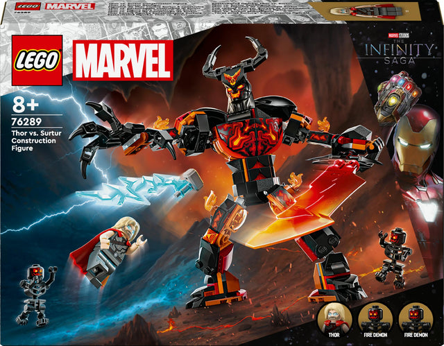 LEGO - Super Heroes - Thor vs. Surtur Construction Figure (76289.) LEGO