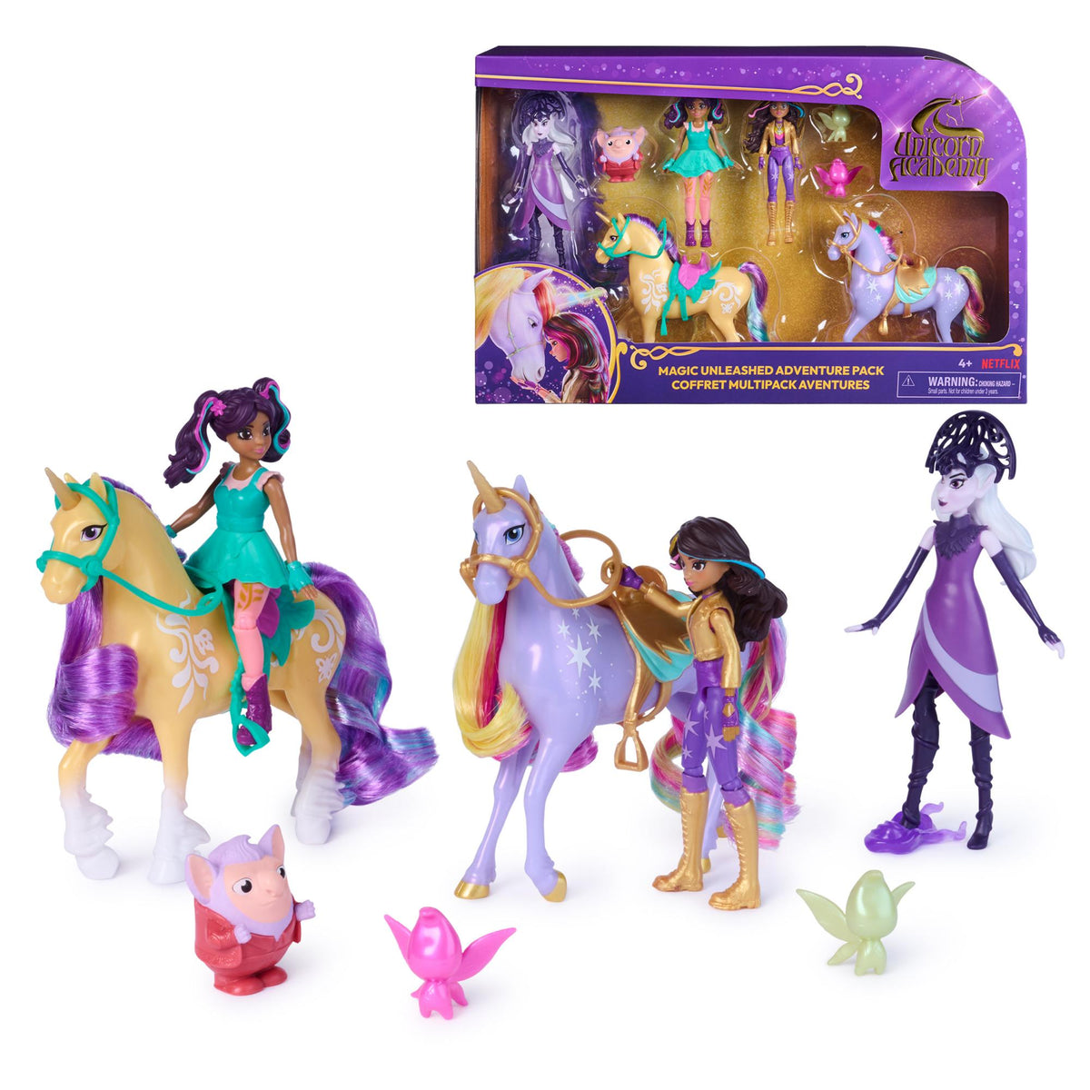 Unicorn Academy Adventure Set – Sophia, Ava og Ravenzella