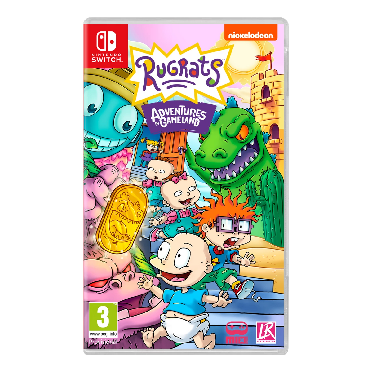 Rugrats: Adventures in Gameland Nintendo Switch – Emballage med USK-mærkning