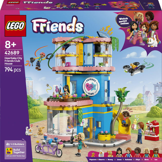 LEGO 42689 Friends Heartlake City Friendship Clubhouse, Construction Toy LEGO