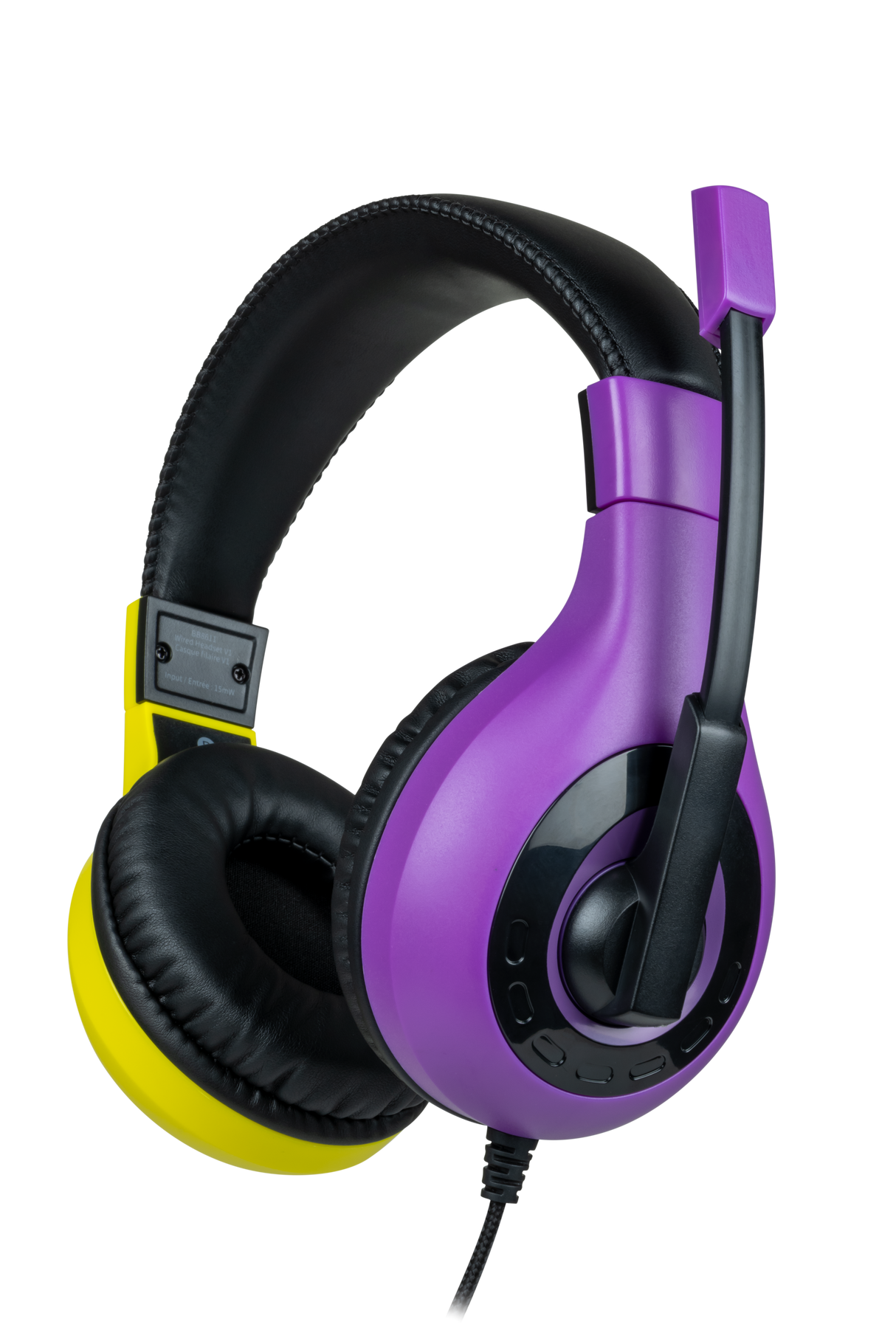 BigBen Interactive Stereo Gaming Headset V1 - Lilla + Gul (Switch)