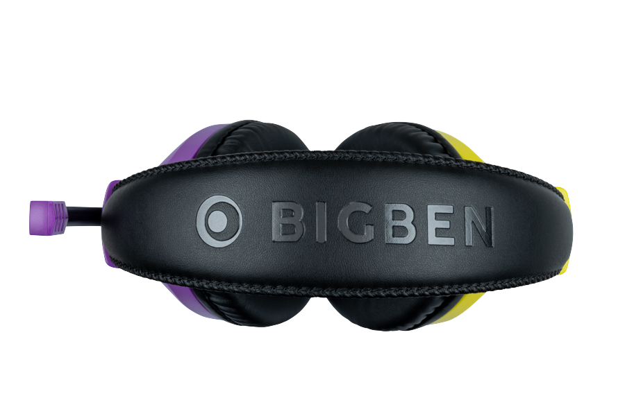 BigBen Interactive Stereo Gaming Headset V1 - Lilla + Gul (Switch)