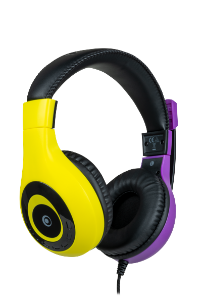 BigBen Interactive Stereo Gaming Headset V1 - Lilla + Gul (Switch)