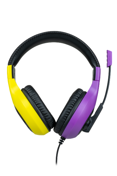 BigBen Interactive Stereo Gaming Headset V1 - Lilla + Gul (Switch)