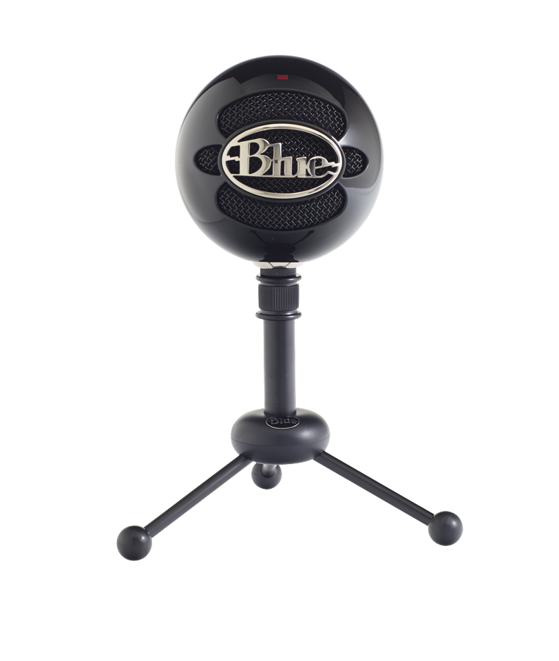 Blue - Microphone Snowball Gloss Black