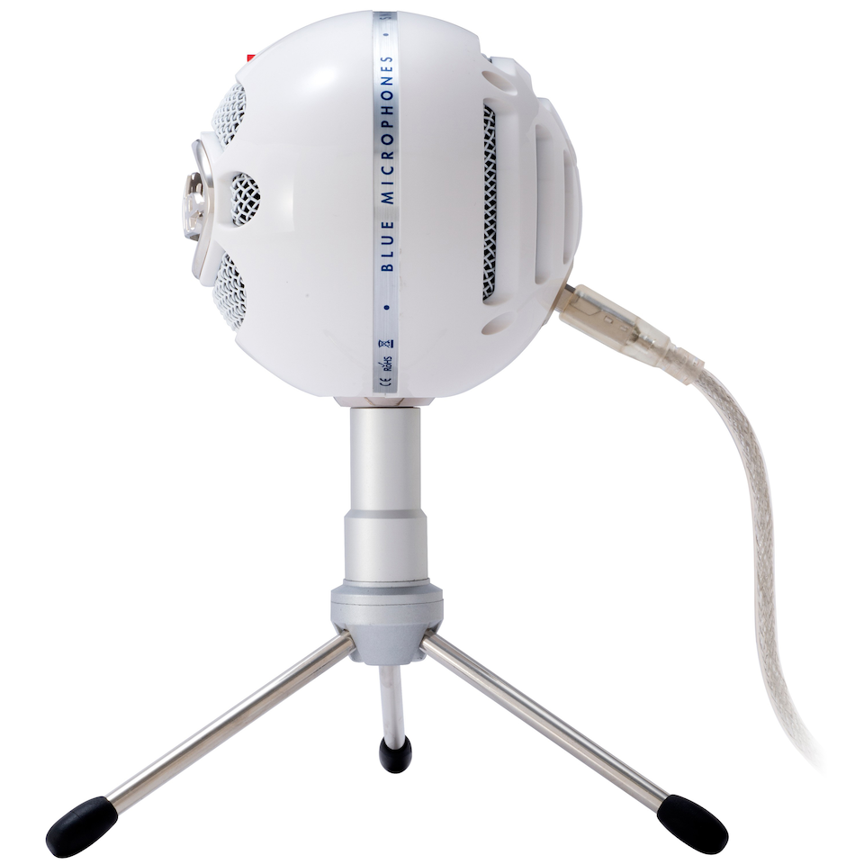 Blue - Microphone Snowball ICE White