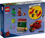 LEGO 76287 Marvel Super Heroes Iron Man with Bike and the Hulk LEGO