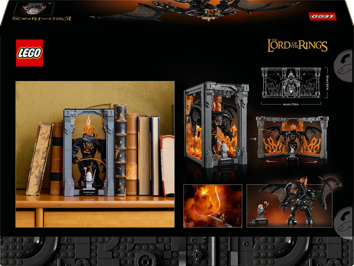 LEGO 10367 Icons The Lord of the Rings: Balrog Bookend LEGO