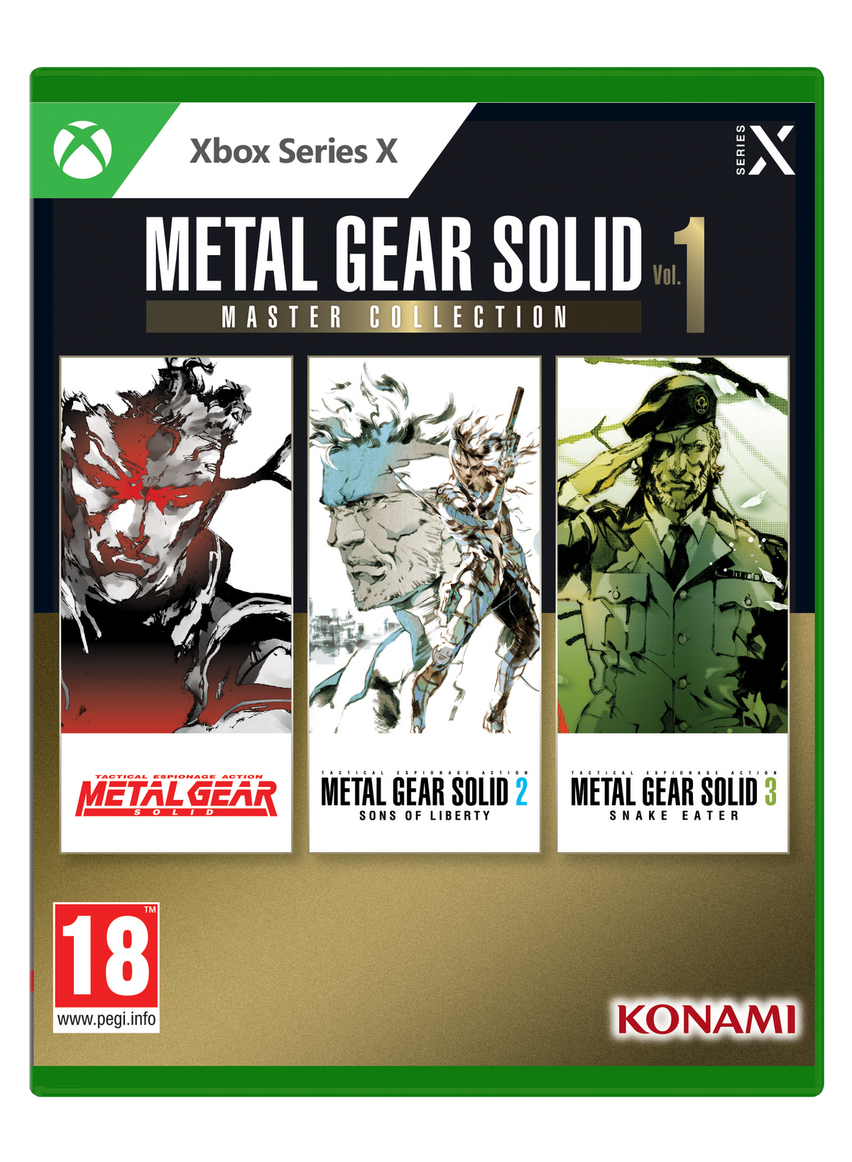 Metal Gear Solid: Master Collection Vol 1 – Xbox Series X – spilomslag