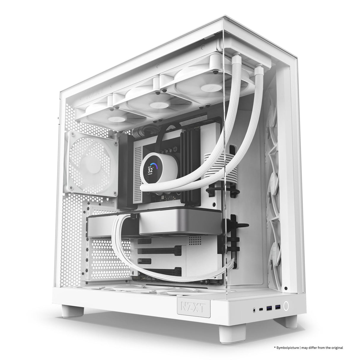 NZXT H series H6 Flow Tårn ATX - Hvid NZXT