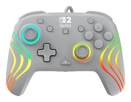 Turtle Beach Afterglow Wave Wired – Switch-controller, grå – Front og knapper