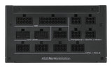 ASUS Pro WS 1600W Platinum – tilslutningspanel med modulære kabelstik
