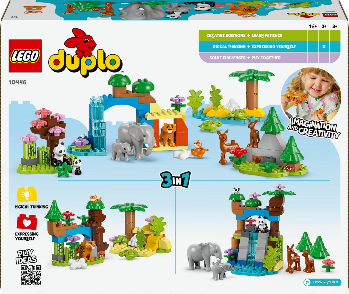 LEGO - DUPLO Town - 3-in-1 Wild Animal Families (10446) LEGO