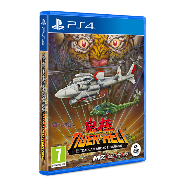 Toaplan Arcade Garage: Kyukyoku Tiger-Heli – PlayStation 4 – spilomslag