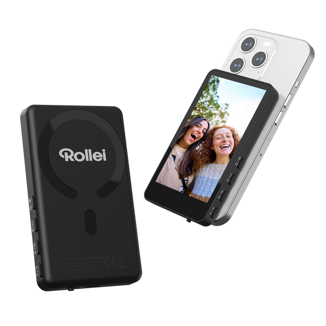 Rollei Selfie Monitor – 3,97″ trådløs skærm til mobilen – produktbillede