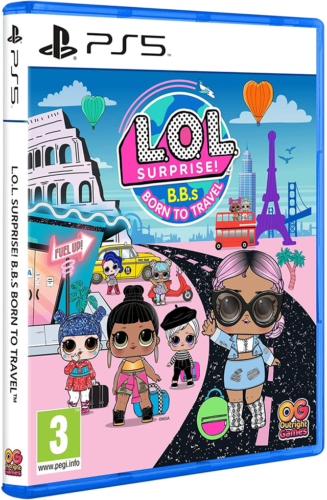 L.O.L. Surprise! B.B.s BORN TO TRAVEL – PlayStation 5 – spilomslag