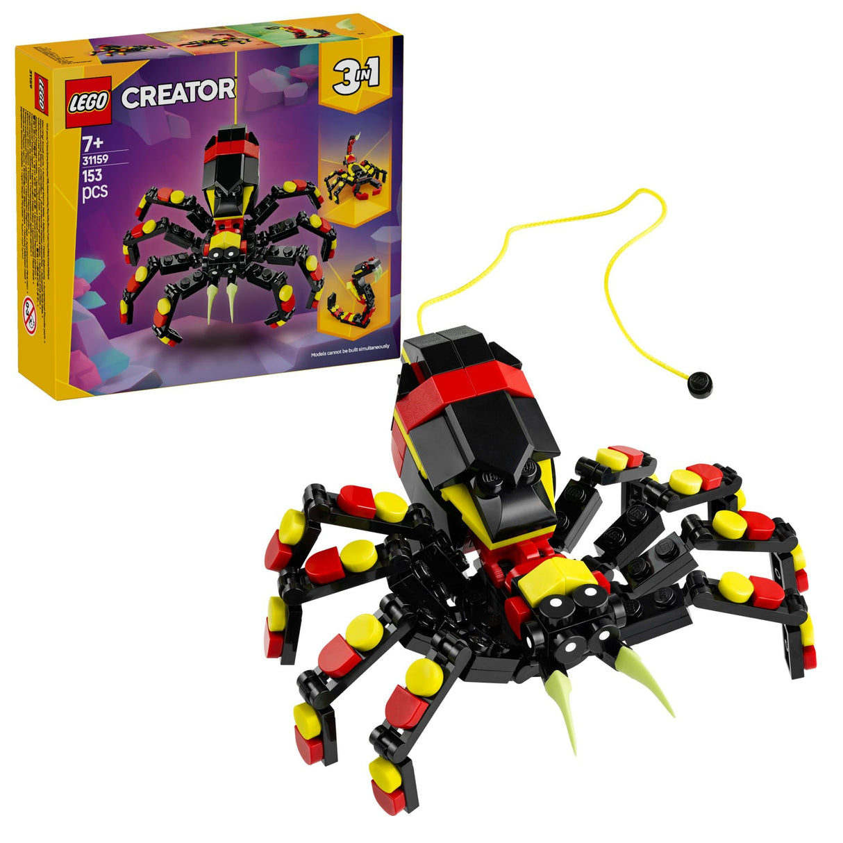 LEGO 31159 Creator 3-in-1 wild animals: surprise spider LEGO