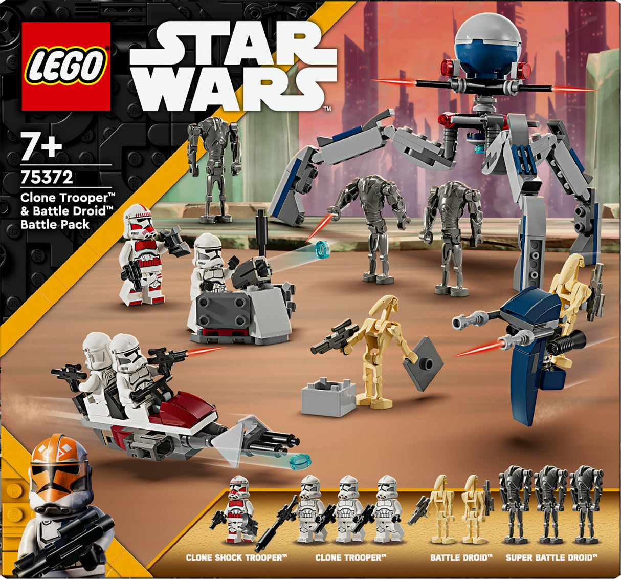 LEGO Star Wars - Clone Trooper™ & Battle Droid™ Battle Pa (75372) LEGO