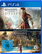 Assassin’s Creed Odyssey + Origins – Double Pack – PlayStation 4 – forside