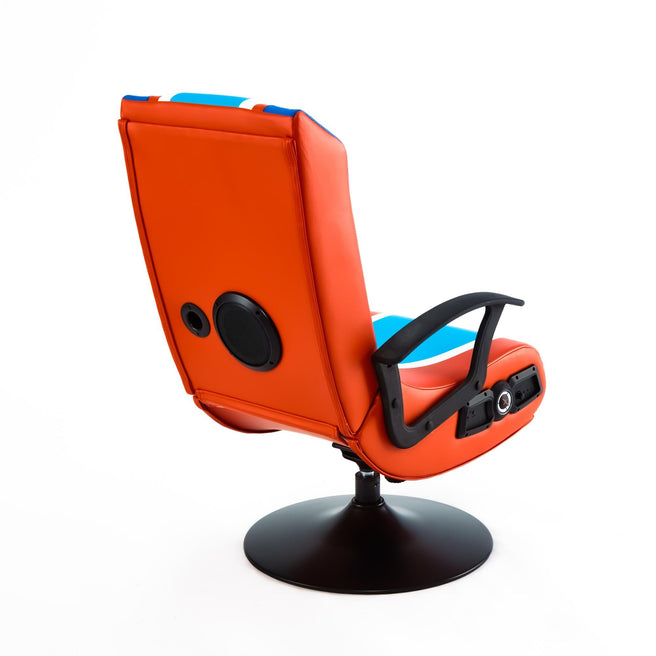 X-ROCKER: Super Mario 2.1 Audio Pedestal Chair - Red/Blue X-Rocker