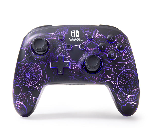 PowerA Enhanced Wireless Lumectra controller – Galactic Vortex – Nintendo Switch