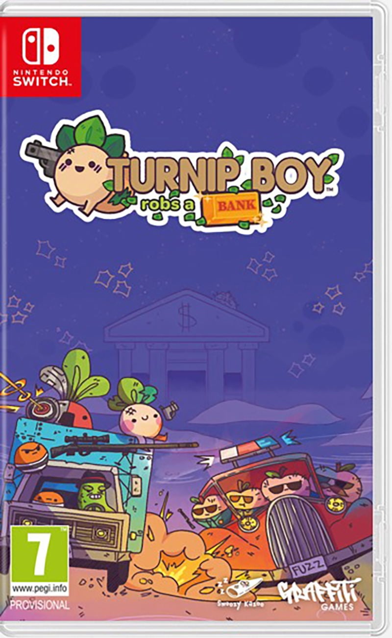Turnip Boy Robs a Bank – Nintendo Switch – spillets udgave