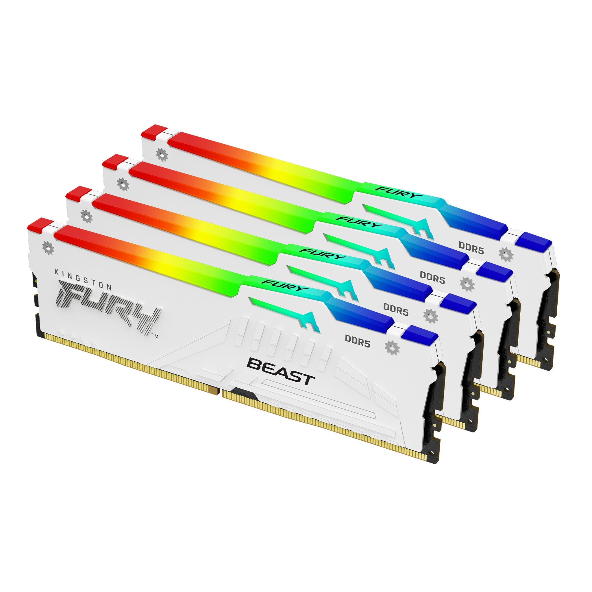 Kingston Technology FURY Beast RGB DDR5 - 128 GB - 4 x 32 GB – Geekd