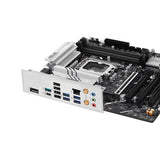 ASUS B860M MAX GAMING AX – skråt ved bagpanelet