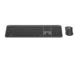 Logitech - Signature Slim Wireless Keyboard and Mouse Combo MK950 Graphite Nordic Logitech