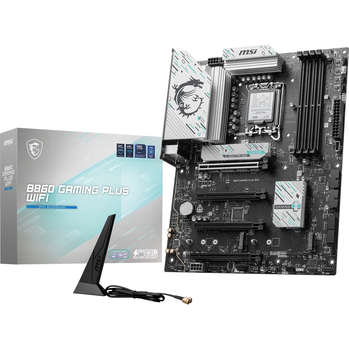 MSI B860 GAMING PLUS WIFI – LGA1851 bundkort