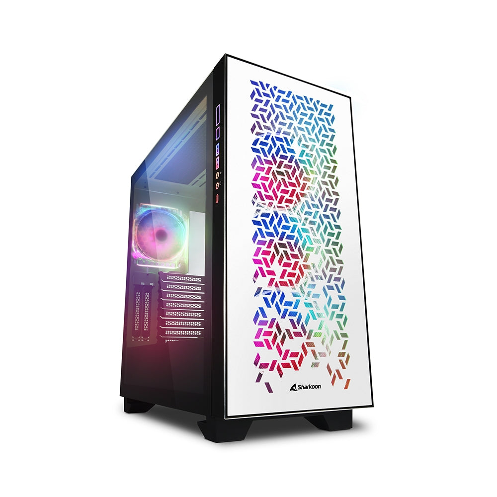 Sharkoon ELITE SHARK CA300H White, big tower case Sharkoon