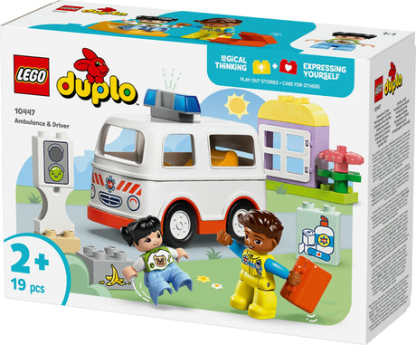LEGO 10447 DUPLO Town ambulance with driver