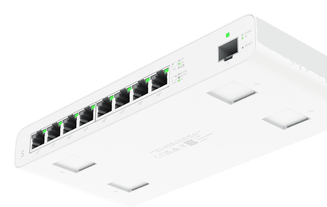 Ubiquiti UISP-S, Switch 110W PoE Budget Ubiquiti