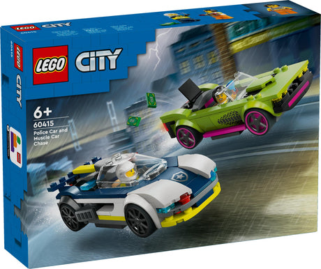 LEGO 60415 City Police Car and Muscle Car Chase, construction toy LEGO