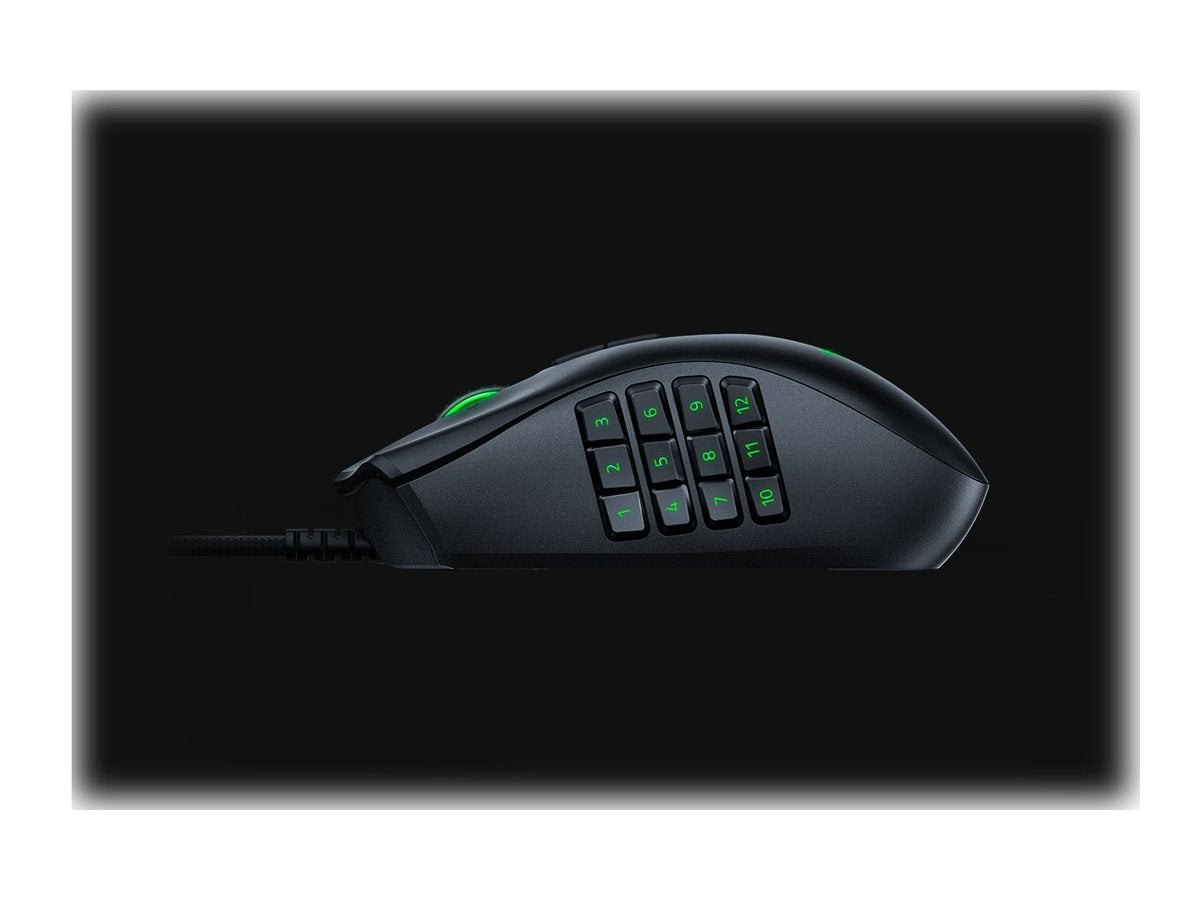 Razer Naga Trinity Laser Kabling Sort