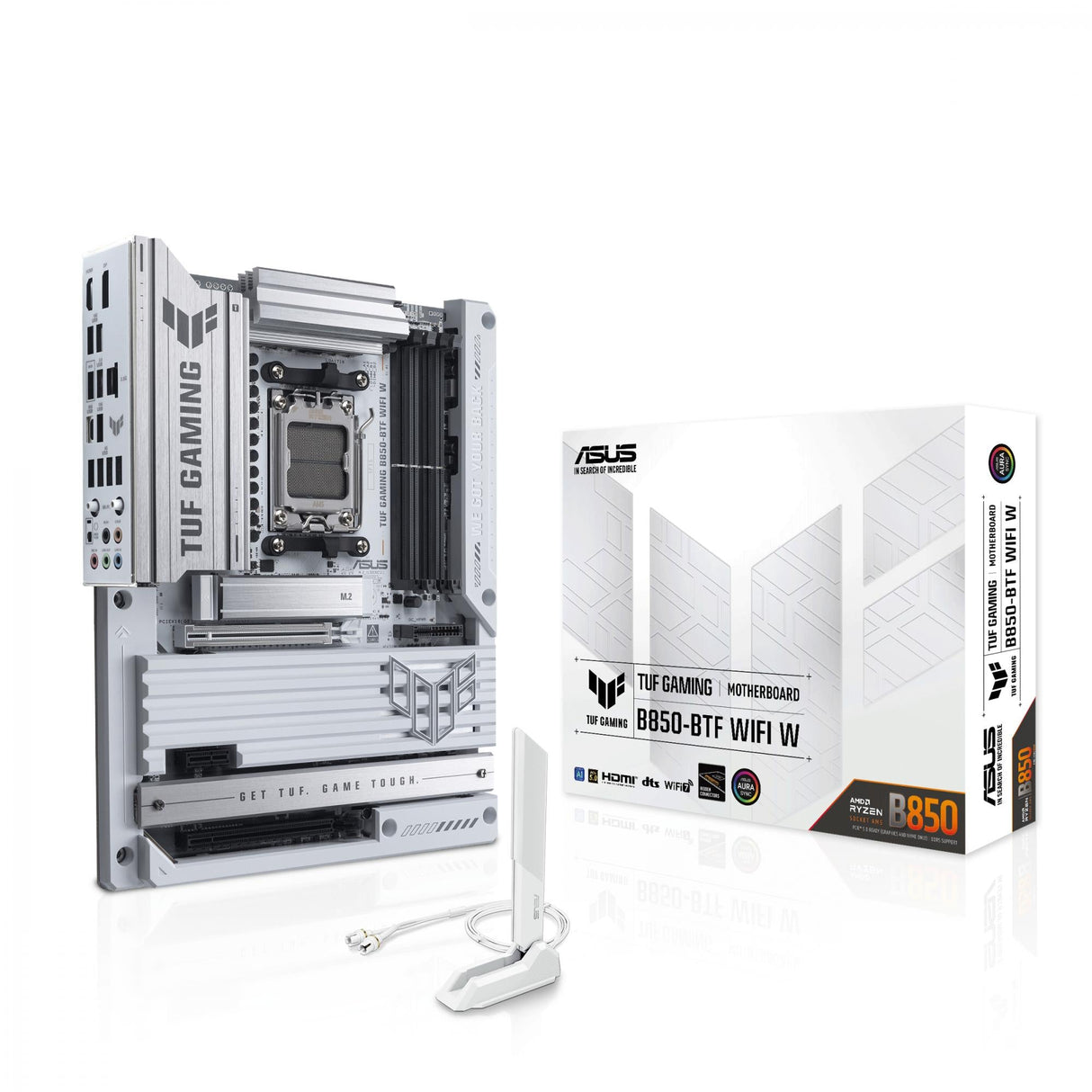 ASUS TUF GAMING B850-BTF WIFI WHITE (ATX, B850, AM5, DDR5, BTF) ASUS