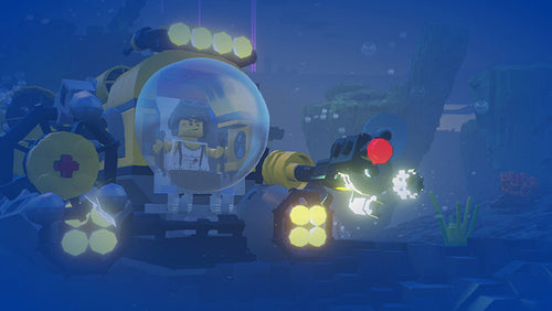 LEGO Worlds – undervandsfartøj i en spilscene