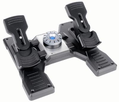 Logitech - G Saitek PRO Flight Rudder Pedals Logitech