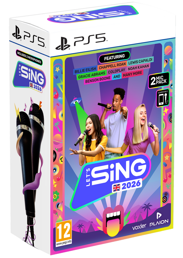 Let's Sing 2026 (2-mic) - PS5 - omslag