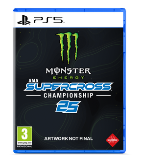 Monster Energy Supercross 25 – PlayStation 5 – spilomslag