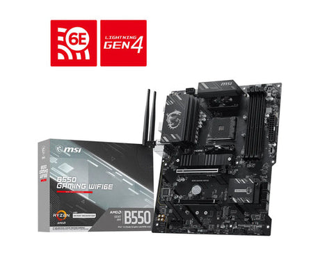 MSI B550 GAMING WIFI6E – AM4 bundkort