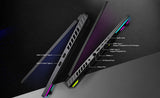 ASUS ROG Strix G16 G614FP-S5062W – detalje af tilslutninger; tastaturlayout illustrativt